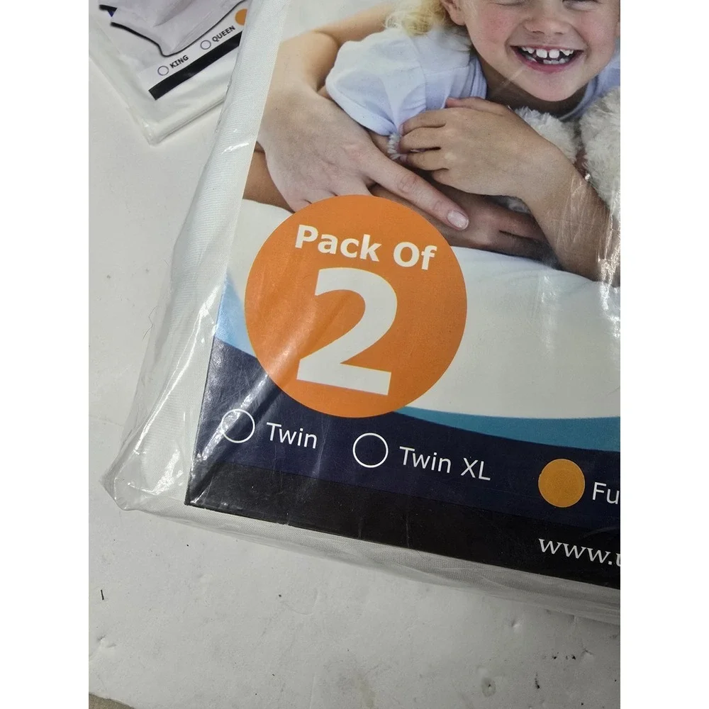 Lot Of Utopia Bedding Full Mattress Protector Packs Waterproof Encasement Pillow